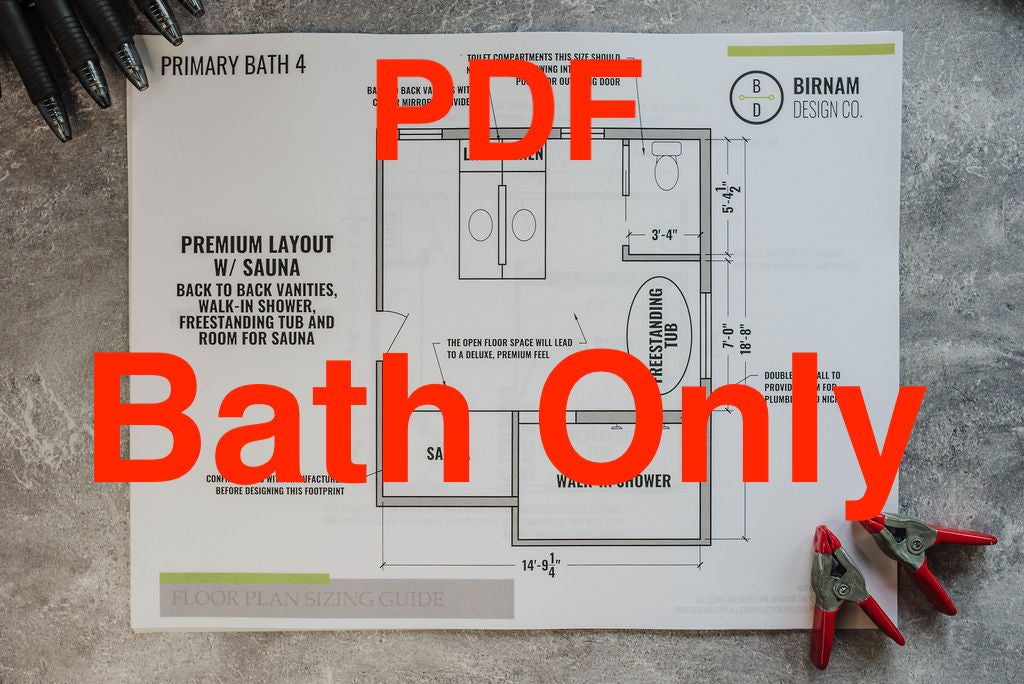 BATH ONLY: PDF Download of the Ultimate Room Layout Guide