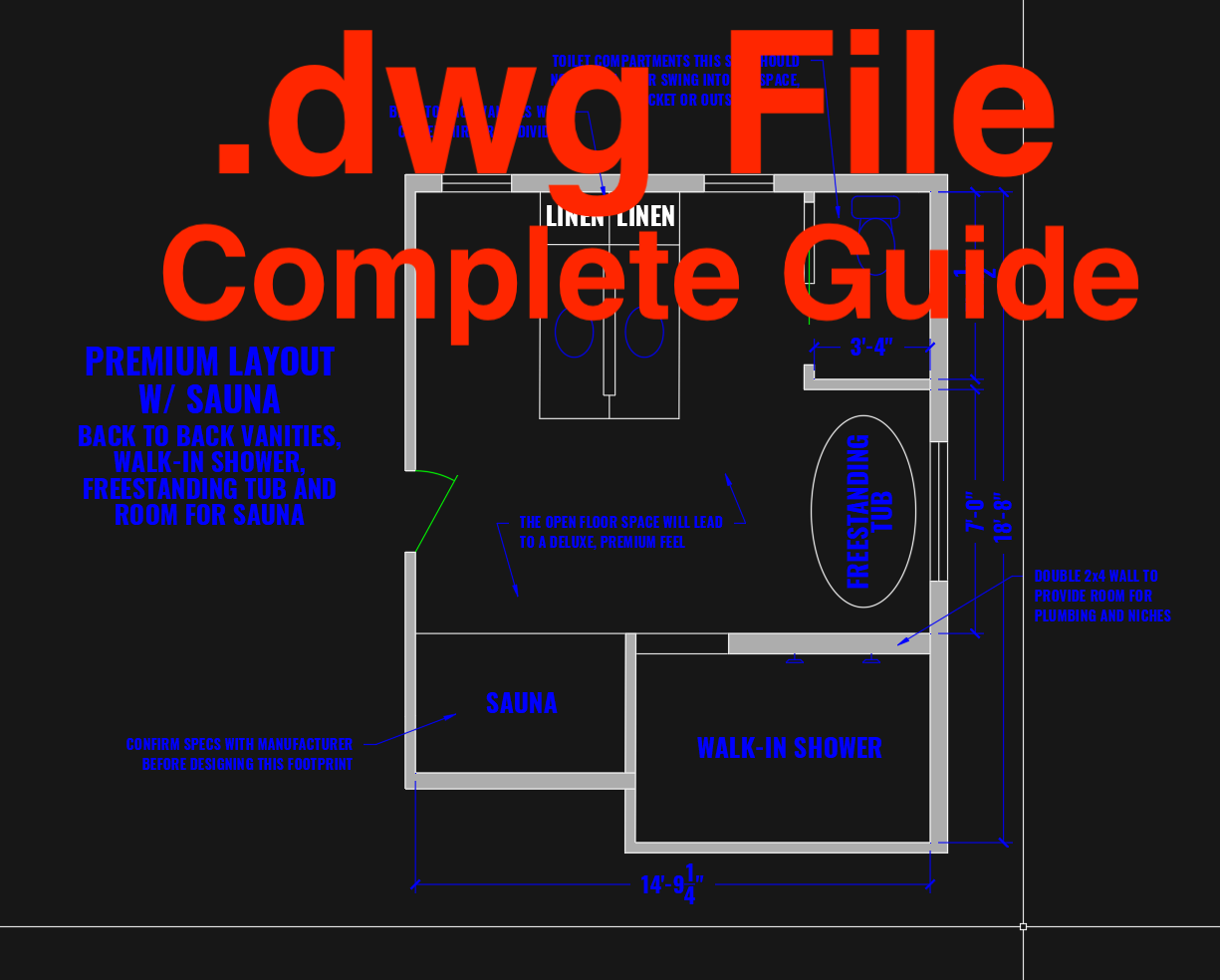 Ultimate Room Layout Guide - AutoCAD Download